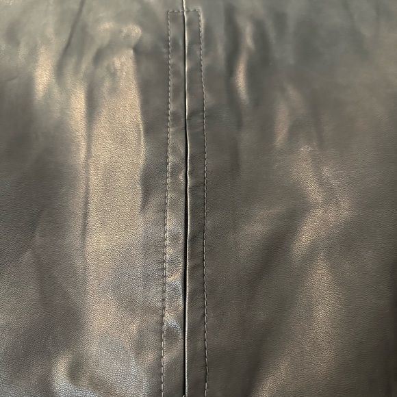 Lt. Black Universal Thread Faux Leather Jacket Target Size Small Like New - Picture 5 of 5